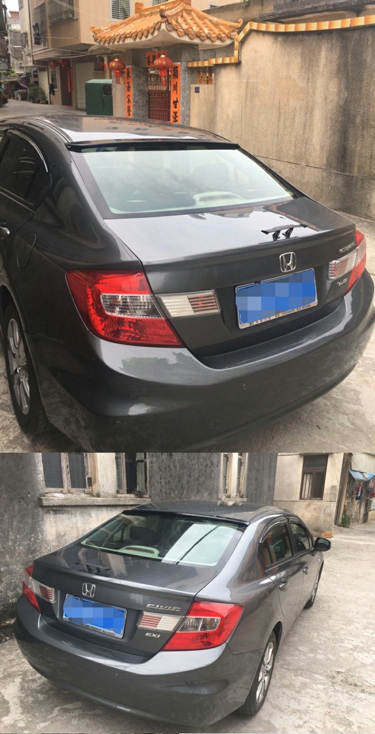Honda chín thế hệ đuôi 12-13 dân dụng sửa đổi đặc biệt phiên bản Mỹ của đuôi 9 thế hệ sơn tự do cánh gió xe hơi