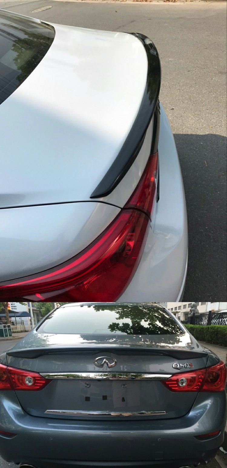 14-18 Infiniti Q50 Q50L cánh sau gốc Bắc Mỹ sửa đổi đuôi đặc biệt đấm cánh miễn phí - Sopida trên duoi ca xe oto
