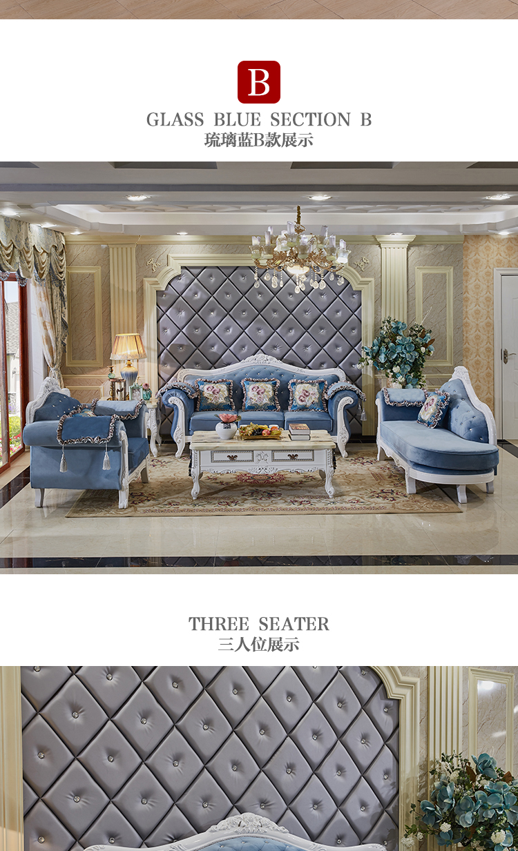 sofa vải kết hợp phòng khách châu Âu trang bị đầy đủ 1 + 2 + 3 ba đơn giản châu Âu sofa căn hộ nhỏ nhỏ sang trọng thẩm mỹ viện - Ghế sô pha ghế sopha giường
