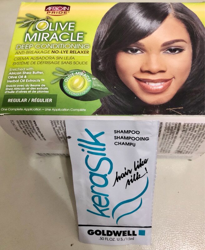 African Shea butter OLIVE MIRACLE hair Relaxer