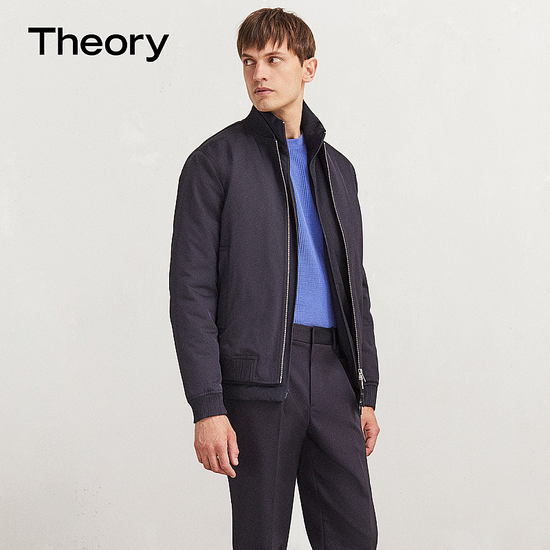 Theory 希尔瑞 男式飞行夹克棉服 J1079411 M码2.3折$138.99 海淘转运到手约￥1046 国内￥2800