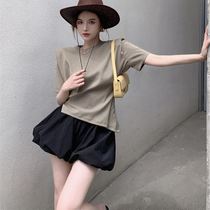 Small two-piece shorts suit female summer port style retro chic fashion age age queen sister style summer dress Society