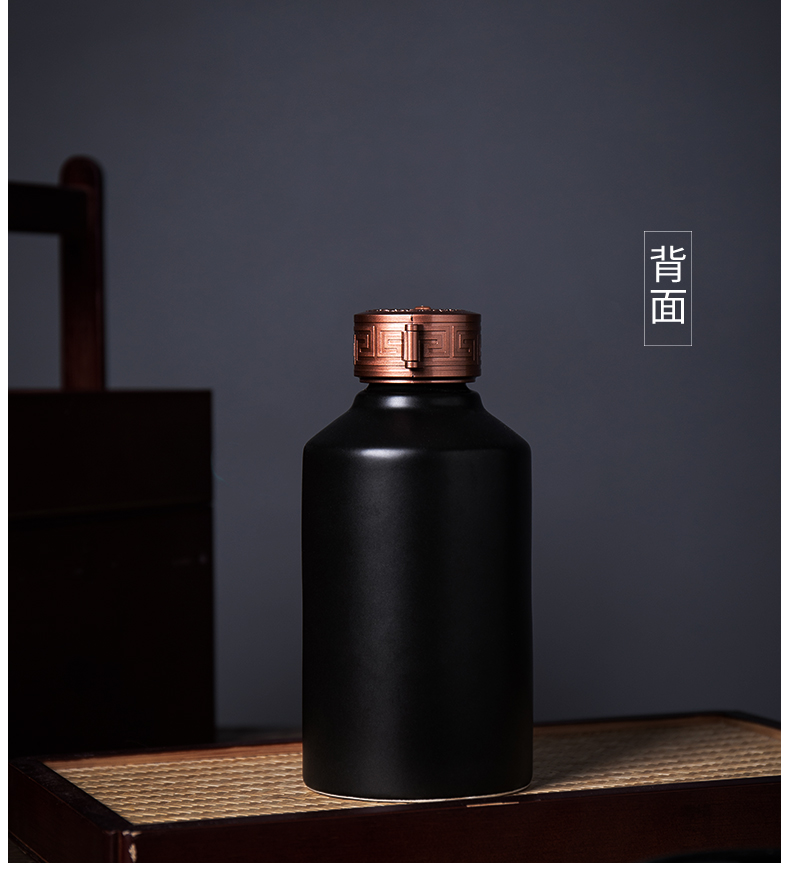 Jingdezhen ceramic 1 catty large household sealed bottles with wine jar 3 kg 5 kg wine liquor bottles