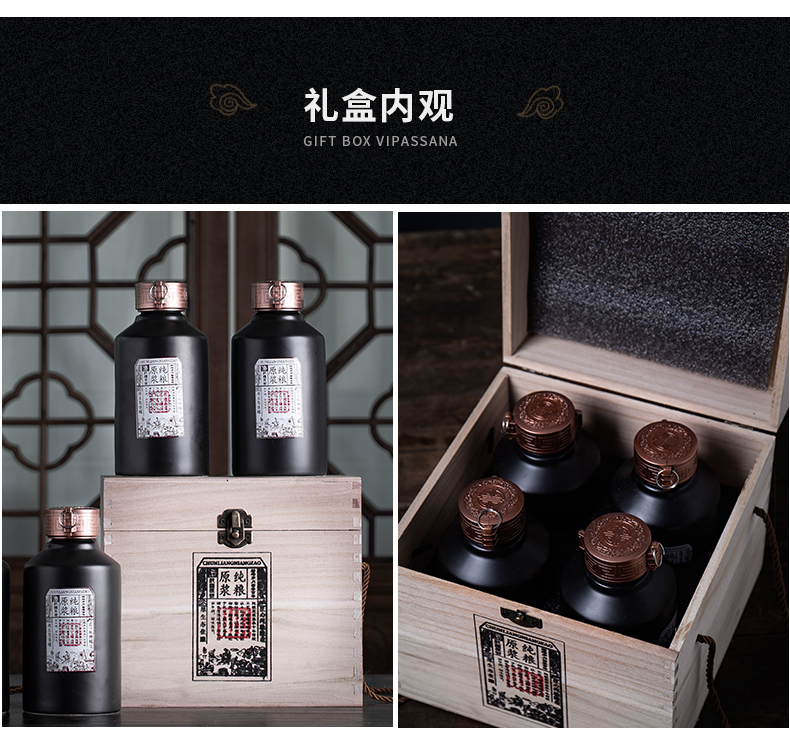 Jingdezhen ceramic 1 catty large household sealed bottles with wine jar 3 kg 5 kg wine liquor bottles