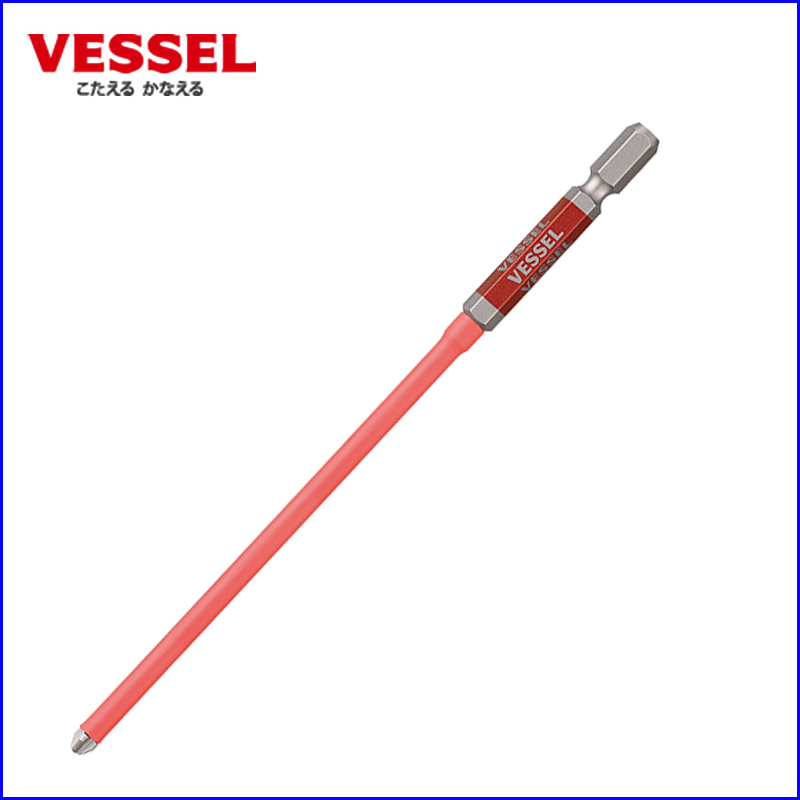 Japan Weiwei VESSEL single head cross fine rod electric screw 2 batches of anti-electrocution batch head PH2
