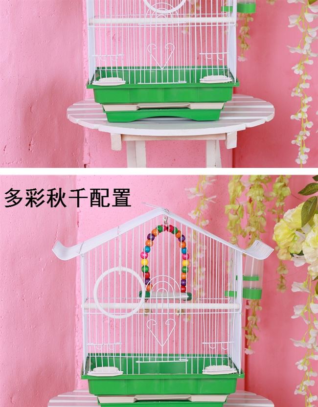 Tiger Peony Parrot Bird Lồng Wen Bird Lồng Chim nhỏ Lồng Nhà Chim Lồng chim Vật nuôi - Chim & Chăm sóc chim Supplies