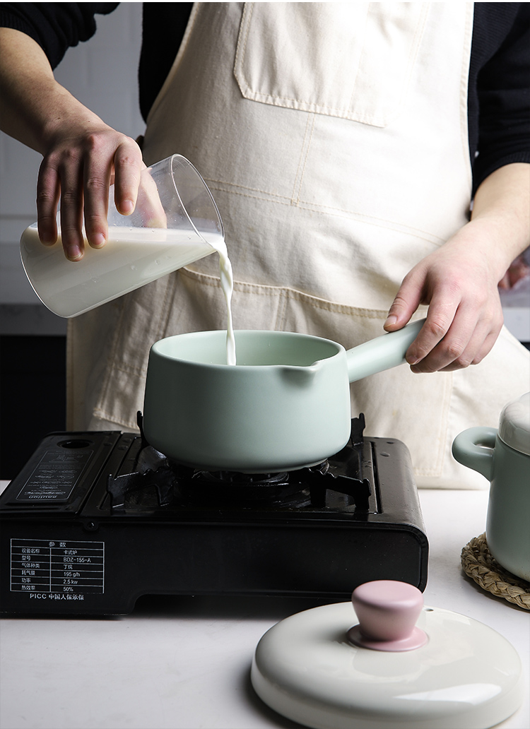 Selley, lovely web celebrity ceramic saucepan milk pan, casserole soup home baby baby consisting pan, casserole congee