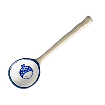 Sheri Day Style Ceramic Spoon High Face Value Home Drinking Soup Spoon Spoon Long Handle Small Spoon Cute Coarse Potery Soup Spoon