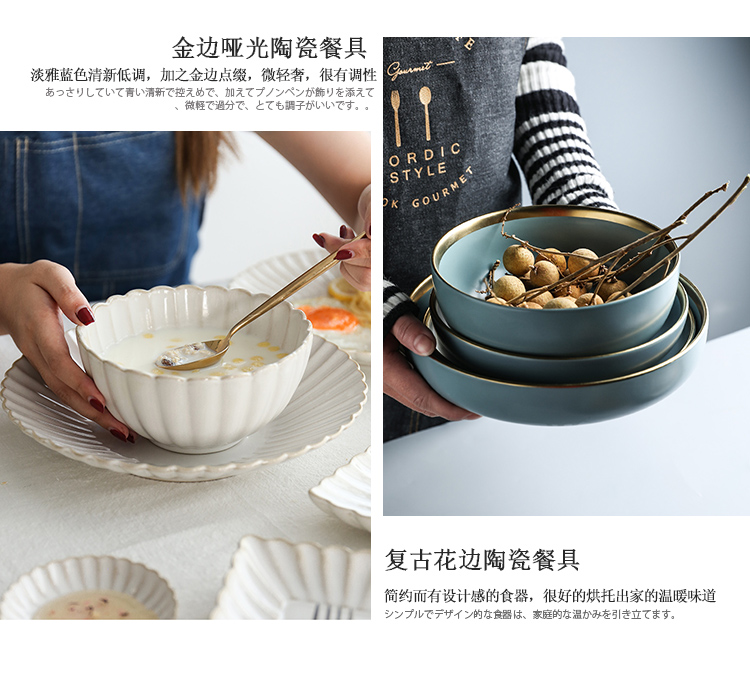 Selley ceramic rainbow such use large pull rainbow such as bowl soup bowl bowl individual household mercifully rainbow such as to use the student 's dormitory to use chopsticks