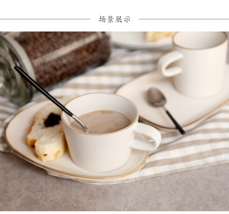 Pongsapat eons of time restoring ancient ways suit creative ceramic cup plate'm Japanese breakfast cup of coffee cup thick ceramic cup