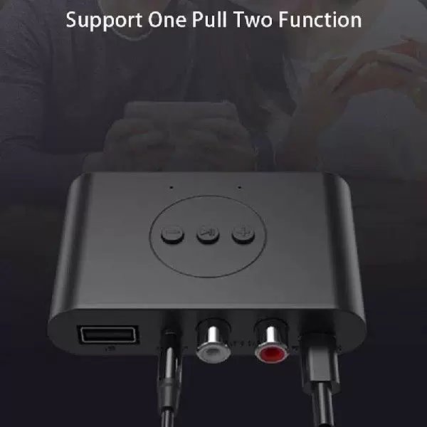 Bluetooth 5.0 аудио ресивер с поддержкой U-диска, RCA 3.5 мм AUX