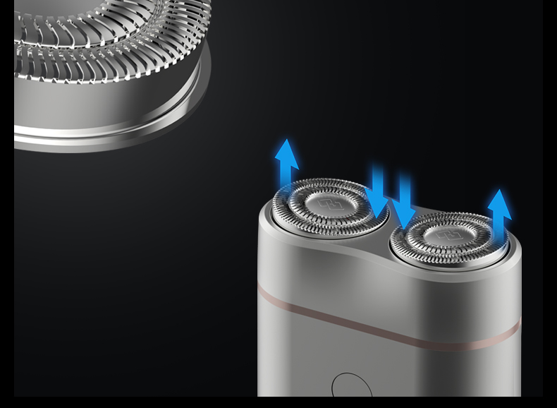 红点奖 焕醒 男士跟屁虫电动剃须刀 磁吸刀头 1米防水 图14
