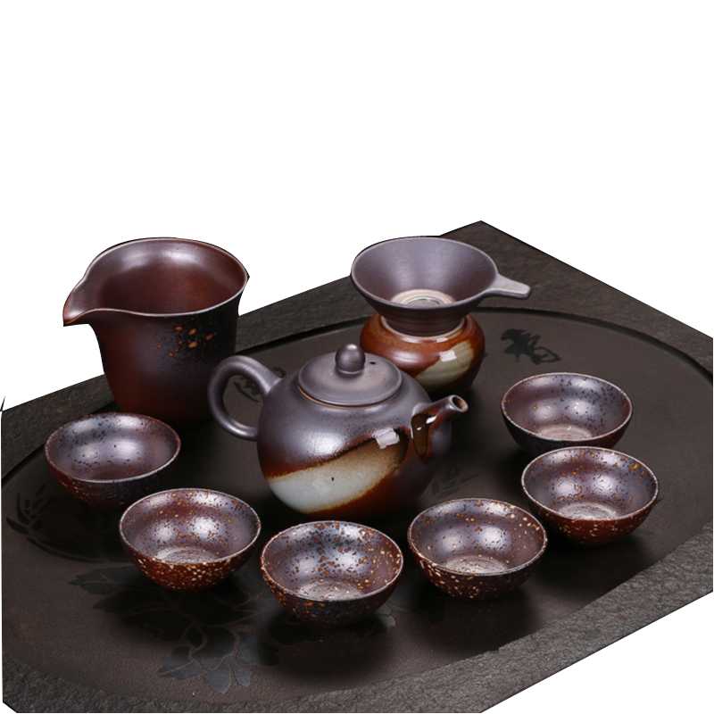 Ya xin office modern Japanese tea tea set suit household contracted small ceramic kung fu tea tea zen