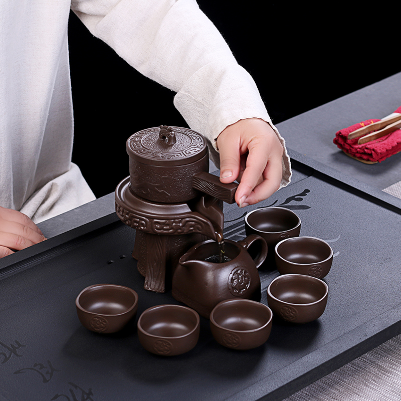 Ya xin violet arenaceous lazy) tea strainer tea strainer semi - automatic kung fu tea tea accessories an artifact