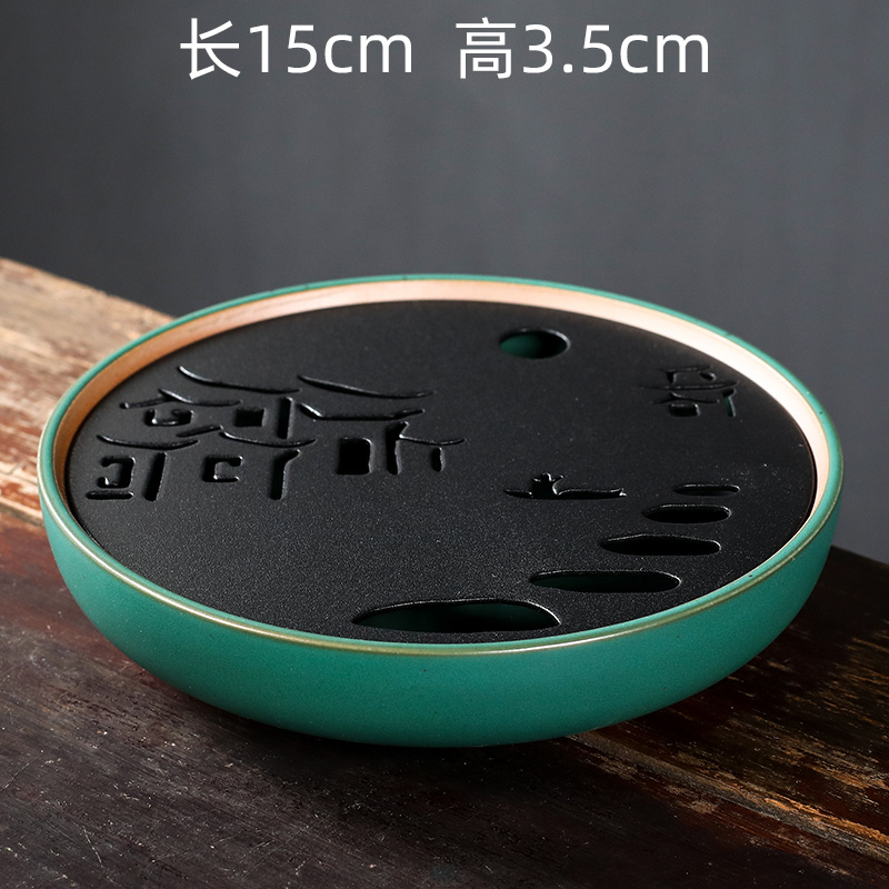 Ya xin pot bearing small dry terms plate hand made ceramic tea tray was dry Taiwan tea sets tea set a pot of tea accessories