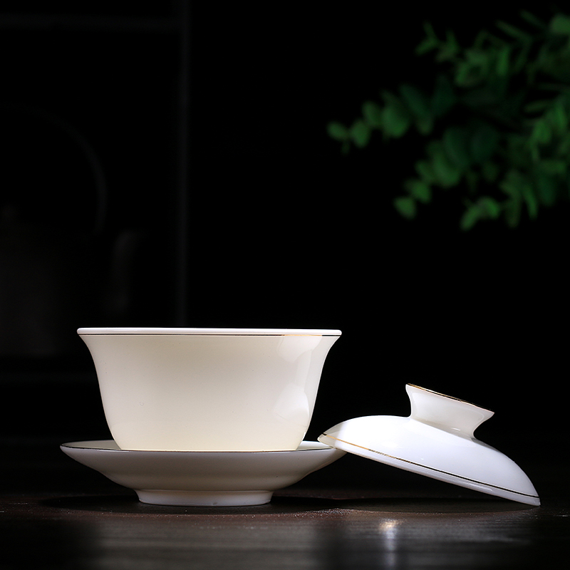 Ya xin kung fu tea set violet arenaceous household solid wood of a complete set of small tea tray was contracted white porcelain tea tea cups
