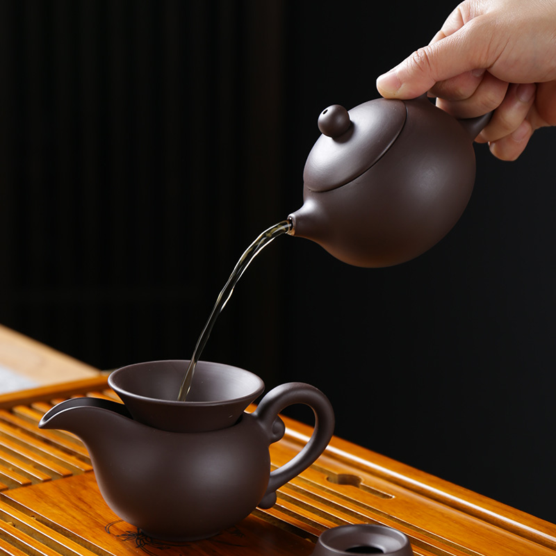 Ya xin household violet arenaceous kung fu tea sets a complete set of ceramic teapot teacup tea gift set tea service