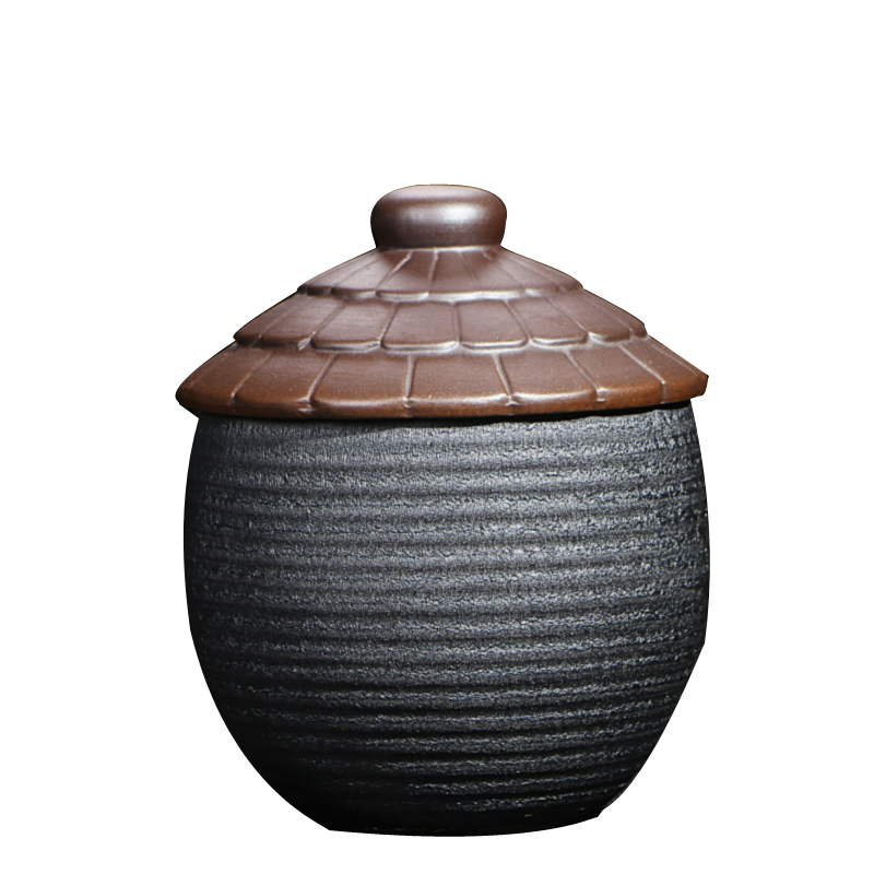 Jasmine tea pot, ceramic pot seal tank reservoir storage POTS coarse pottery tea pu 'er tea general wake tea boxes