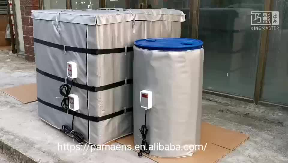 Flame Retardant Heating Jacket For Ibc Container With Digital