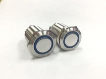 22MM stainless steel metal button Angel Eye switch ring with light 10A high current with self-locking waterproof