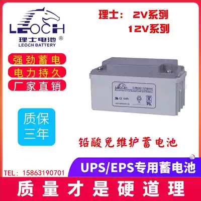 Lees Battery DJM1265 Uninterruptible Power Supply Battery Les 12V65AH EPS Power Lead Acid Battery