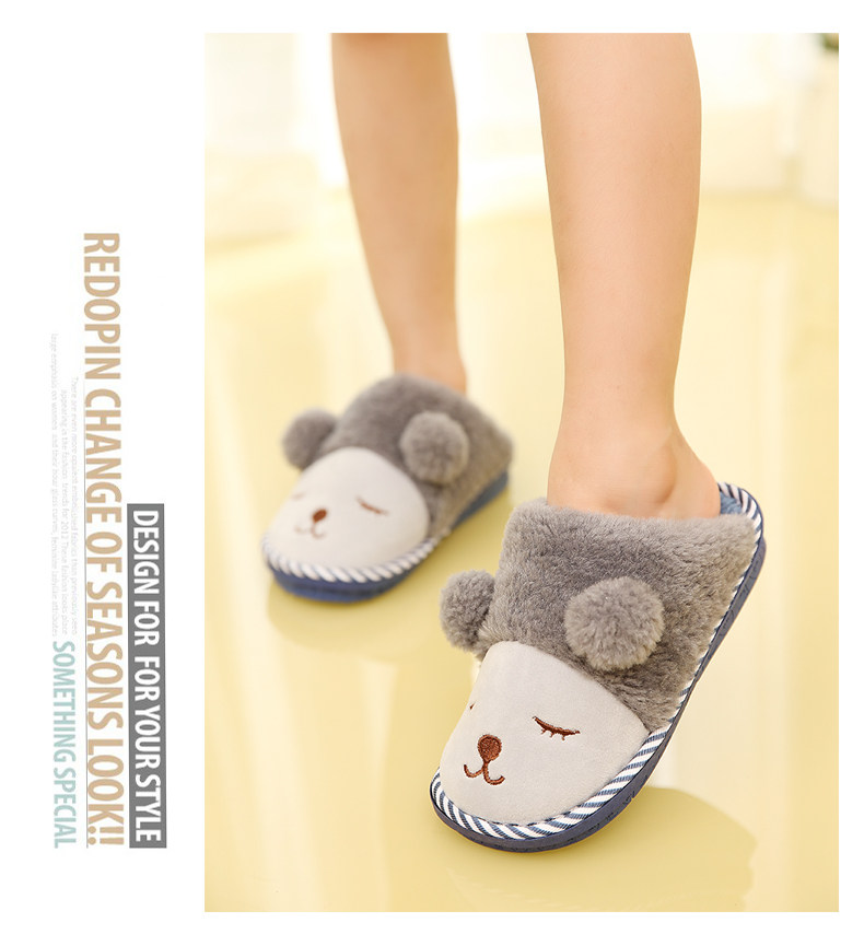 Pantoufles enfants en suède pour hiver - semelle Melaleuca - Ref 1016108 Image 39