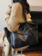 Big bag 2026 new bag women's high-end large-capacity work commuter bag hand-held shoulder bag retro tote bag