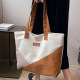 Korean Style Large-Capacity Bag for Women 2025 New Commuter Tote Bag Single Shoulder Bag College Student Large Bag Tote Bag Canvas Bag