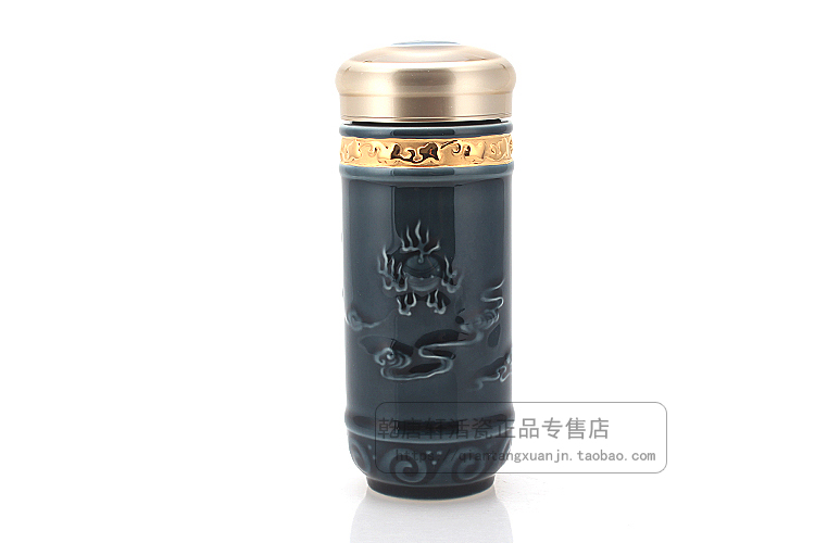 Do Tang Xuan porcelain cup gold kirin delight in to take a cup of tea cups water cup cup spot to send friends