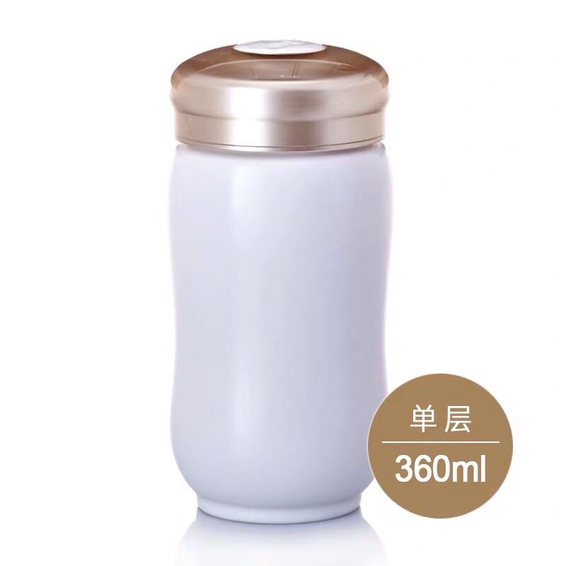 Dry Tang Xuan porcelain cup live happiness curve in the monolayer 360 ml cup creative ceramic cups of water glass gift boxes