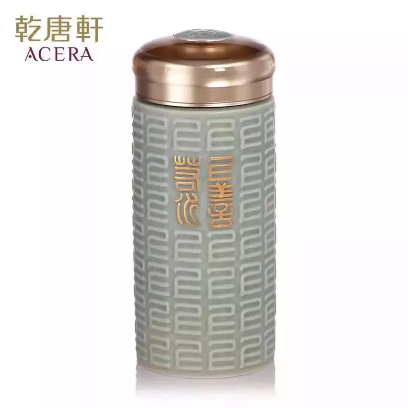 Do Tang Xuan work: water on porcelain cup double gold 300 ml cups water in a glass ceramic cup gift box