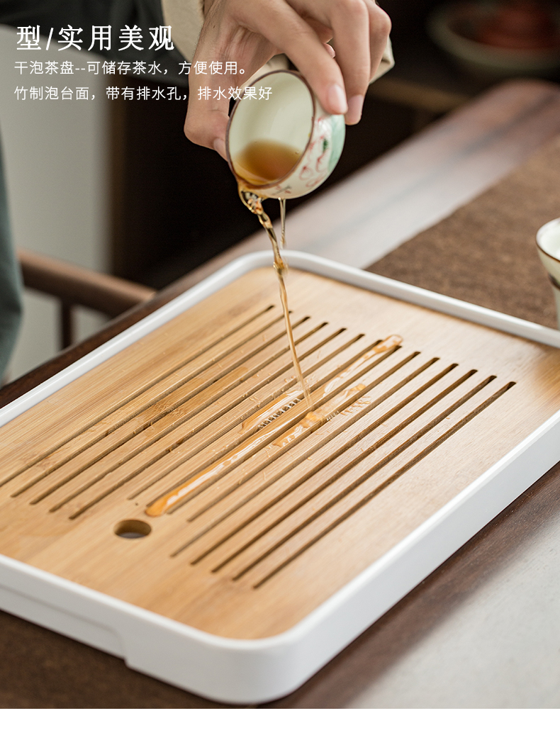 Japanese tea set suit household contracted and I small sets of kung fu tea tray hand - made ceramic teapot teacup tureen sitting room