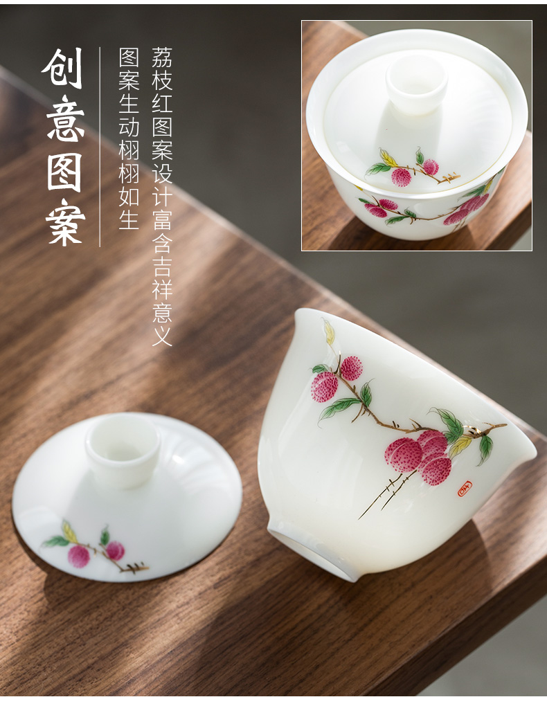 To the as porcelain and white porcelain tour onboard a pot of tea set contracted portable BaoHu two cup crack cup custom