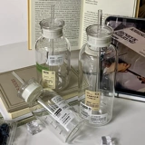 Двойная стаканная чашка для воды с высокой стоимостью высокой стоимости простой чашки с высокой температурой