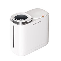 Best Helper Dry and Wet Separation Trash Can Home 2024 New Tea Bucket Office Living Room Light Luxury Internet Celebrity Classification