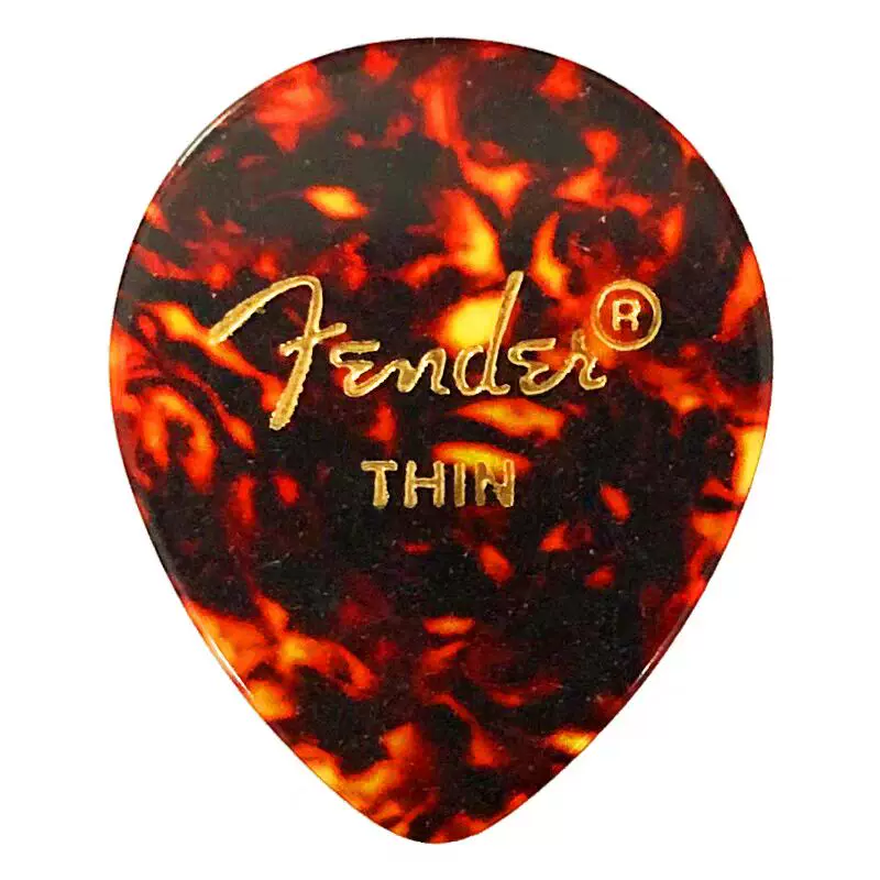 Fender Гитарные медиаторы Classic Celluloid California Series Electric Guitar Folk Strumming Speed Picks