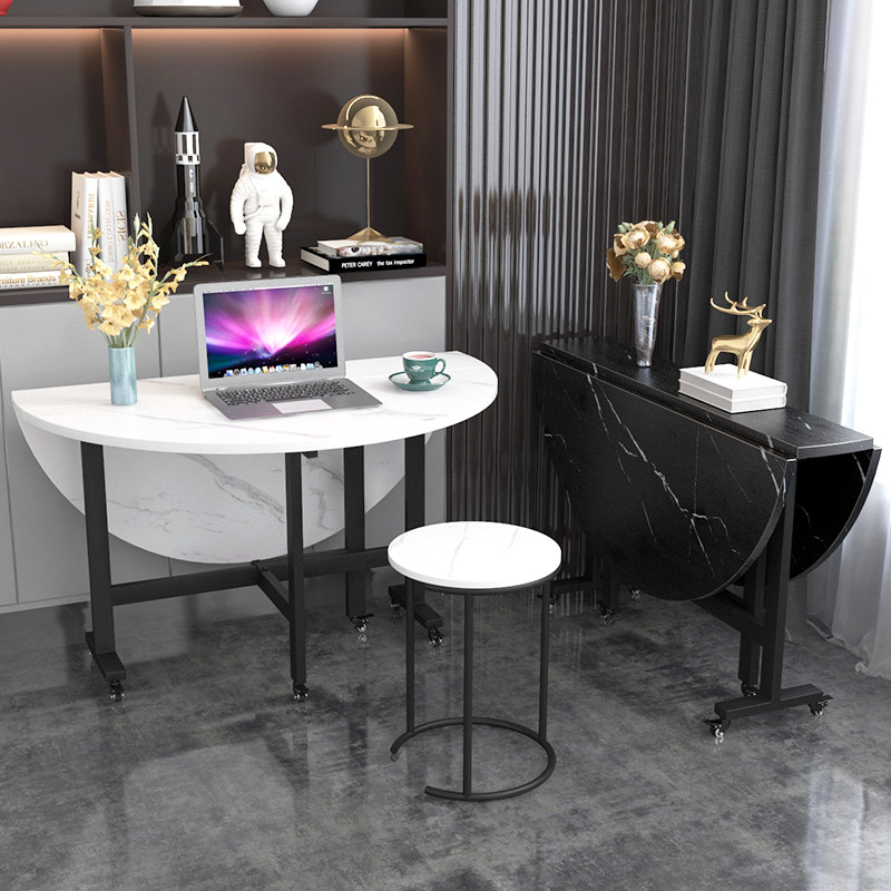 Folding table Home Small family Type of hotel Grand round Desktop multipurpose free of installation Dining Table Removable Dining Table