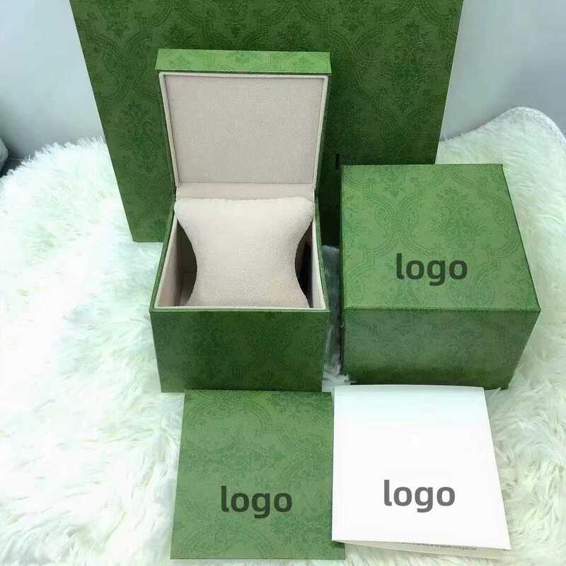 Gucci Watch Box, Cool Watch Box, New Cucc White and Green Packaging Box, Storage Box, Gucci Gift Box