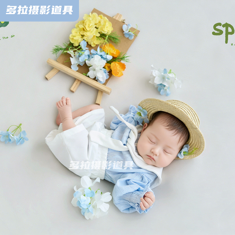 Minimalist Photography Props Full Moon Photo Props Newborn Baby Photography Clothing Simple Theme Set Art Photo
