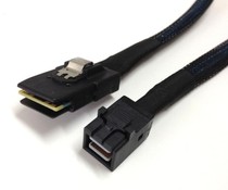 Straight head miniSAS data cable 8087 to 8643 12G-6G RAID array card connection hard disk backplane Lenovo