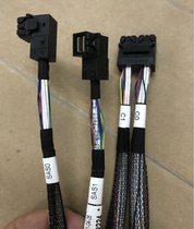 12G MINI-SAS line 10% 2 SFF-8643 server back plate SAS data line back sheet left elbow