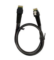 Amphenol Slim SAS SFF-8654 4i to Straight Cable 24g