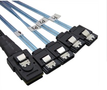 Amphenol forward formation card Mini-SAS 6G 8087-4 * SATA hard data cable GPIO signal line