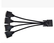 Disassembly Matrox Graphics card KX20 dedicated 1 to 4 adapter one minute four VGA or DVI maichuang M9140