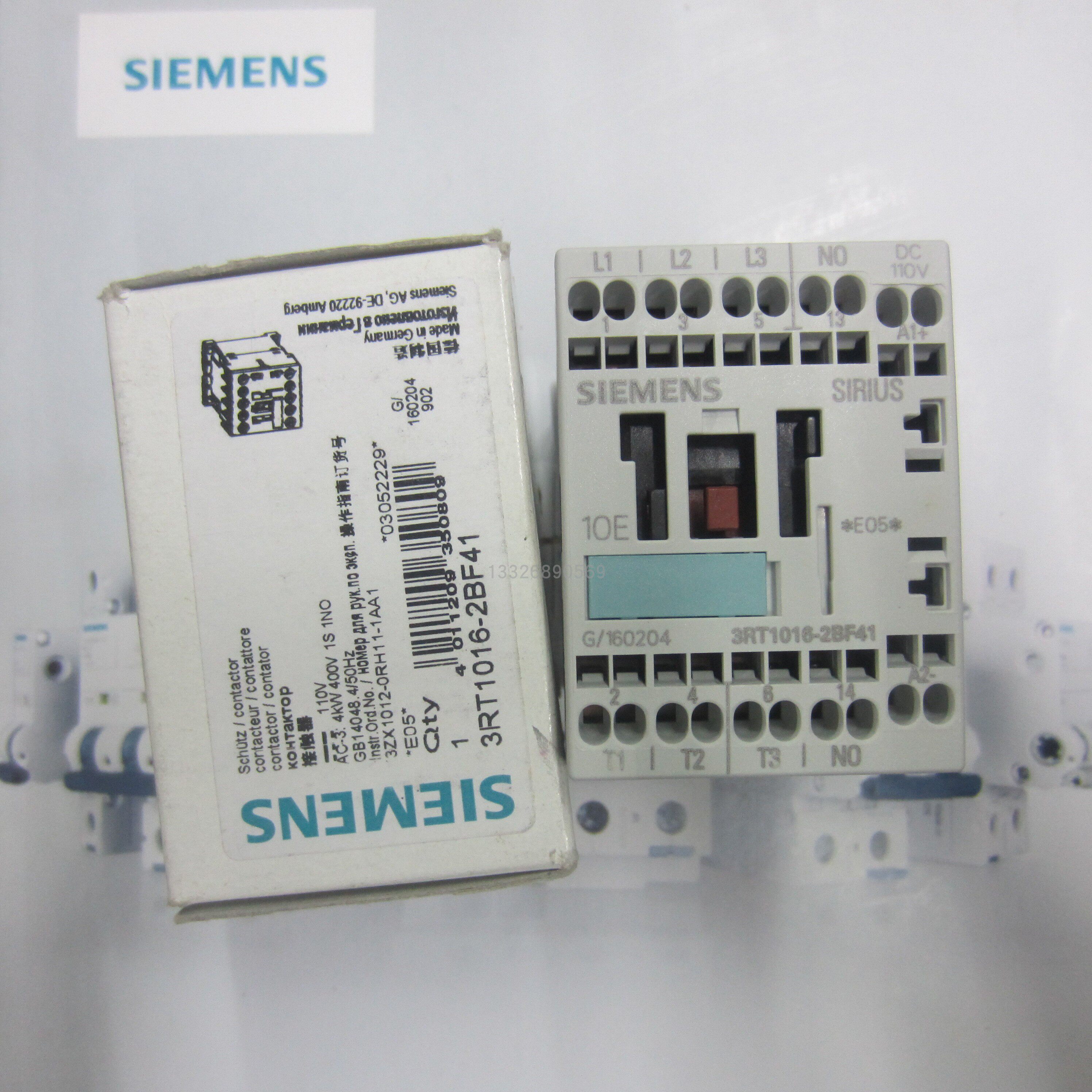 3RT1016-2BF41 original Siemens contactor DC110V elevator contactor New 