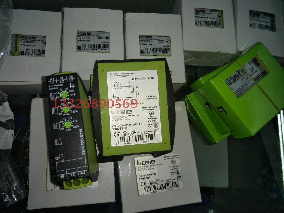G2PU400VSY10 G2PU400VSY10 230VAC TELE three-phase voltage relay original fit