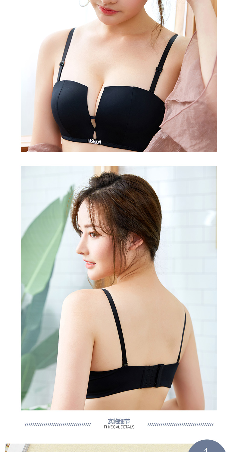 Bảo tàng sợi Bra Half Cup Tập hợp vú nhỏ Sexy Không có vòng thép hỗ trợ Người mẫu gầy 1/2 Đồ lót Vô hình Bra áo lót bầu