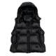 2026 Hot Black Gold New Down Cotton Vest Women's Warm Vest Jacket Hooded Outer Wear Thickened Vest Trendy