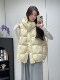 2026 Autumn and Winter New Women's Super Good-looking and Western Style Age-reducing Thickened Down Jacket Vest Warm Sleeveless Jacket