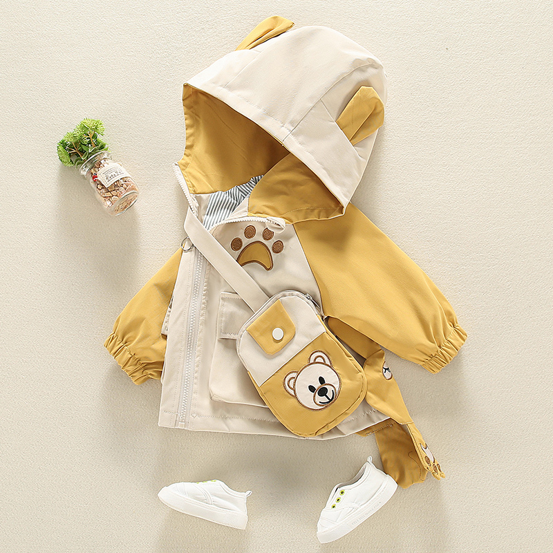 Baby Jacket, Stylish Spring and Autumn Clothing, 2026 Spring New Children's Zip-Up Shirt, Boys and Girls Outerwear, Trendy Top